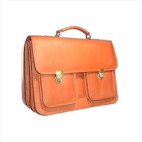 Buy David King Flap Over Structured Briefcase 120X Color: Black by David King