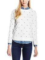 Levi's Sudadera Embroidered Sweatshirt (Blanco)