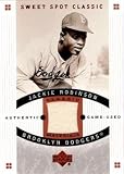 Jackie Robinson Game Worn Jersey Card