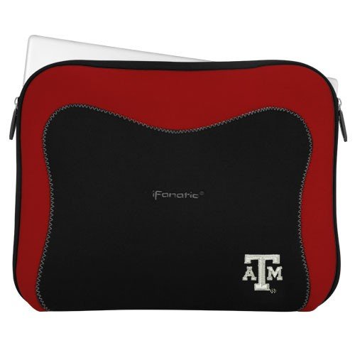 Texas A&M Aggies Black-Maroon Neoprene Laptop Sleeve