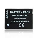 895mAh Updated Version DMW-BCG10E Lithium-ion Battery Pack for Panasonic Lumix DMC-TZ6/DMC-TZ7/DMC-TZ10/DMC-ZS1/DMC-ZS3/DMC-ZX1