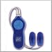 Passion Dual Rubber Cote 7 Function Vibrating Bullet Massager - Blue