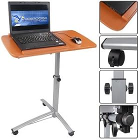New Adjustable Laptop Computer Notebook Food Desk Table Stand Cart Mobile Tray