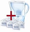 Brita 028114 Marella Cool - Filtro para agua, pack de medio a�o (6 unidades), color blanco