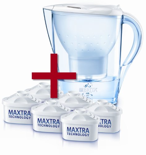 Brita Wasserfilter Halbjahrespaket Marella Cool weiß Brita Wasserfilter Halbjahrespaket Marella Cool weiß