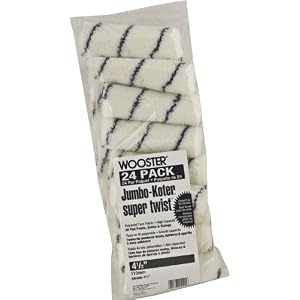 Wooster Brush RR406-4 1 2 Super Twist Roller, 24-Pack, 4-1 2-Inch by Wooster Brush