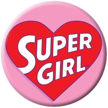  DC Comics Supergirl Heart Button 81078 [Toy]