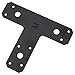 National N266-471 6" X 5" T-Plate - Black (1161BC)