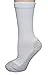 Cushees Crew Socks, Grey Bottom [161] (Medium or average womens foot size)