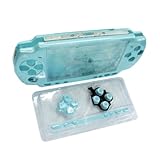 GREEN FRONT+BACK FACEPLATE&BUTTONS for PSP 2000