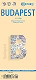 Laminated Budapest City Streets Map by Borch (English Edition)