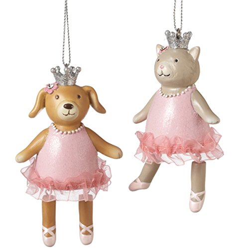 Cat Ballerina with Tutu Ornament