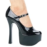 Ellie Shoes Women's 657-EDEN 6 1/2 Heel Mary Jane Platform Pump