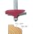 Freud 99-027  Quadra- Cut 2-19/32-Inch Diameter Table Edge & Handrail Router Bit with 1/2-Inch Shank