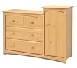 Beatrice Changing Combo Unit In Natural Finish By Storkcraft Baby Furniture