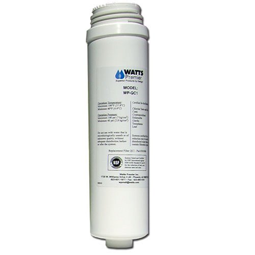 Watts QC1 Premier OneStage Replacement Filter Purchase! Replacement
