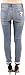 Eunina Women's Plus Size Distressed Stretch Skinny Jeans Light Wash
