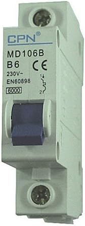 CUDIS 6AMP MCB CIRCUIT BREAKER SINGLE POLE TYPE B by Cudis