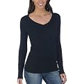 Mossimo® Black: Long-Sleeve Tissue Tee - Ebony
