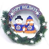 New York Mets 20 Inch Team Snowman Wreath