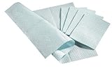 Professional Towels/Dental Bibs 3-Ply Tissue, Poly-Backed, Blue - Case (NON24358B)