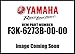 Yamaha Plate 2 F3k-6273B-00-00 New Oem