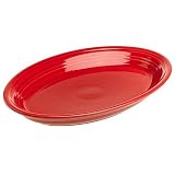 Fiesta Scarlet 458 13-3 4-Inch Oval Platter by Fiesta