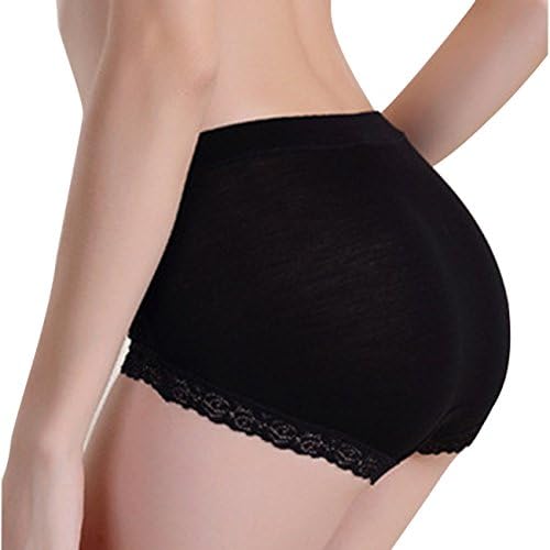 SWGD Womens Cotton Lace Leak Proof Sanitary Soft Panties Underwear