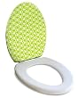 Lime Dot Seat Socks