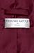 Vesuvio Napoli Solid BURGUNDY Color NeckTie & Handkerchief Men's Neck Tie Set