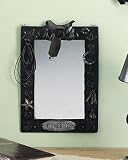 METAL rustic WESTERN WALL MIRROR Cowboy home decor