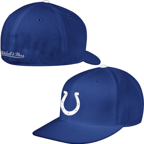 Mitchell & Ness Indianapolis Colts Fitted Throwback Hat 7 1/2