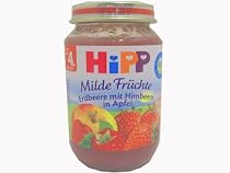 Hipp Erdbeere mit Himbeeren in Apfel 190g