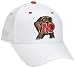 Maryland Terrapins White Fit Stretch Cap from Top of the World