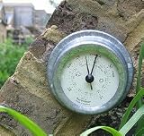 Review The Urban Garden  / galvanised barometer - 12cm dia - suitable for garden or conservatory