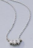 14K White Gold .50 ctw Diamond Necklace