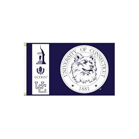 University Connecticut NCAA 3' x 5' Flag by Banners & Flags