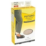 Futuro Therapeutic Support Open Toe/Heel Knee High, Beige/Large/Firm (Pack of 2)