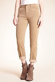 Indigo Collection Cotton Rich Slim Leg Cropped Corduroy Trousers