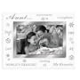 Clear Expressions AUNT etched glass keepsake - 4x6