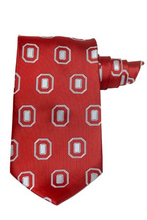 Ohio State University - Buckeyes - Woven Red Logo - Necktie - Tie [Apparel]