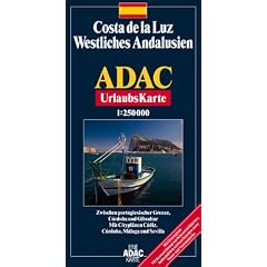 ADAC Karte, Costa de la Luz, Westliches Andalusien