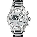 Gents Meteor Chronograph with Silver Dial and Bracelet Watch
