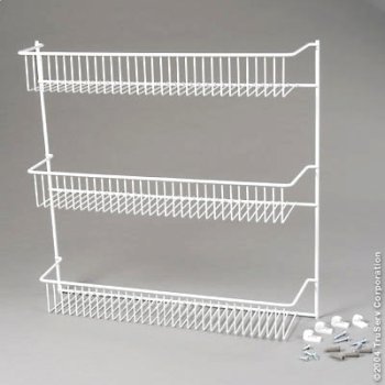 Closetmaid #8022 3Shelf 18 WHT Wall Rack