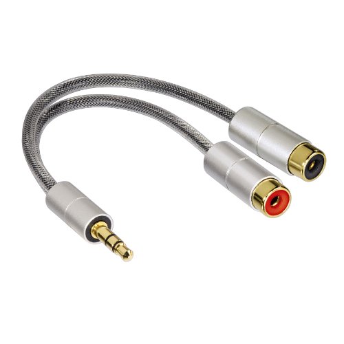 Hama AluLine Kabeladapter, 2x Cinch-Kupplung Preisvergleich
