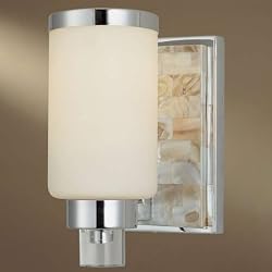 Minka Cashelmara 1 Lt Chrome/Shell Bath Vanity 3241-77