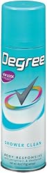 Shower Clean Aerosol Anti Perspirant & Deosorant S Degree 6 Oz Deodorant for Women