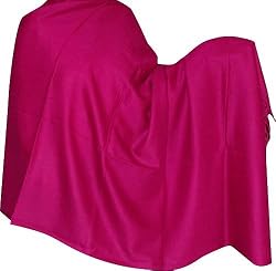 Unique Gift Ideas Pure Wool Solid Color Wool Shawl 86 x 39 inches (kpw235)