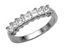 1.00 cttw Karina B(tm) Princess Diamonds Band - Platinum, 18kt White or Yellow Gold