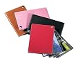 Synthetic Leather Fan-Out Photo Organizer with Contrast Stitching